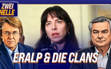 Berliner Linken-Chefin Elif Eralp an einem Rednerpult im Abgeordnetenhaus Berlin