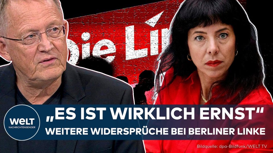 Berliner Senat Sitzungssaal, Diskussion über Berliner Linke Antisemitismus und Koalitionsverhandlungen