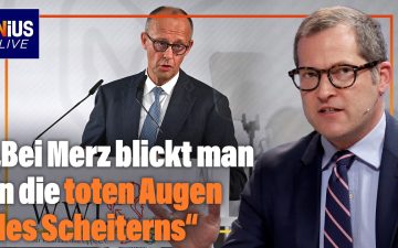 Friedrich Merz am Rednerpult im Bundestag – Symbol der Koalitionskrise in der schwarz-roten Bundesregierung