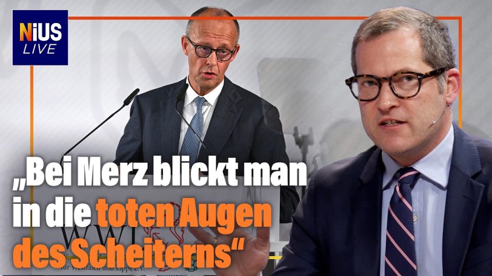 Friedrich Merz am Rednerpult im Bundestag – Symbol der Koalitionskrise in der schwarz-roten Bundesregierung