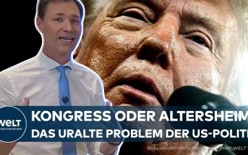 Überalterung US-Kongress – Ältere US-Senatoren im Plenarsaal des Kongresses – Symbol für die Überalterung im US-Kongress