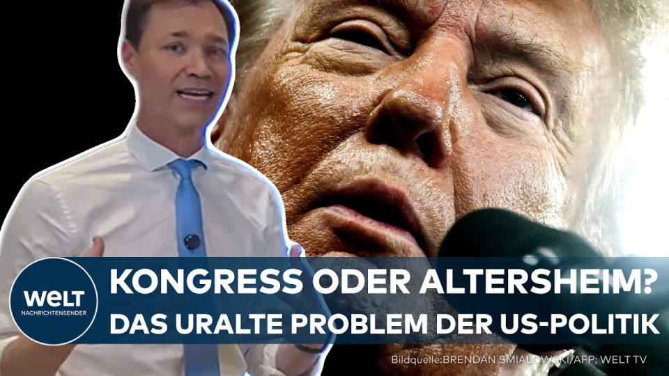 Überalterung US-Kongress – Ältere US-Senatoren im Plenarsaal des Kongresses – Symbol für die Überalterung im US-Kongress