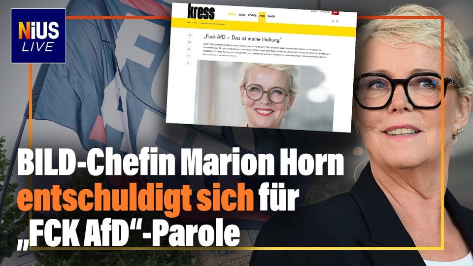 Bild-Chefredakteurin Marion Horn bei einem Medienevent – ihre Marion Horn Entschuldigung sorgt für Aufsehen