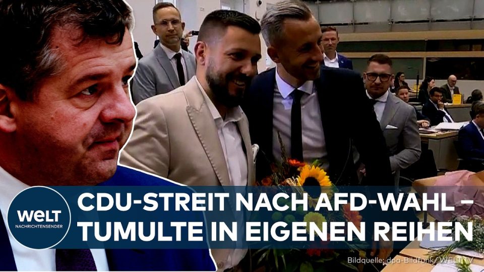 CDU Sachsen-Anhalt – Sven Schulze, CDU-Fraktionschef in Sachsen-Anhalt, unter Druck nach AfD-Wahl zum Landtagspräsidenten