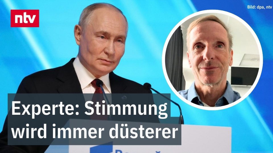 Eskalationsgefahr NATO – Wladimir Putin bei einer Pressekonferenz – Eskalationsgefahr durch NATO-Warnung und Atomdrohung im …