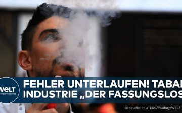 Zigarettenschachteln auf einem Ladentisch – Tabaksteuer-Erhöhung durch Panne vorzeitig in Kraft getreten