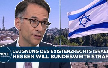Existenzrecht Israel – Hessens Justizminister Christian Heinz spricht über das geplante Gesetz zum Schutz des Existenzrechts…