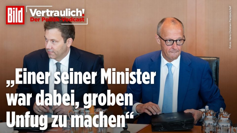 Friedrich Merz und Lars Klingbeil im Bundeskabinett – Streit um die Zuckersteuer