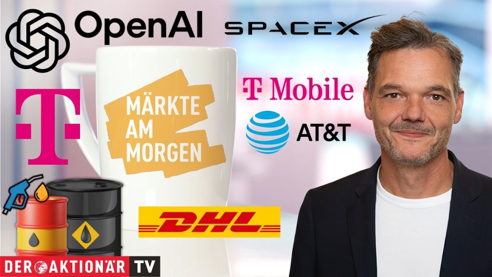 Händler an der Börse verfolgen Kurse von KI-Aktien und Ölpreis auf Monitoren