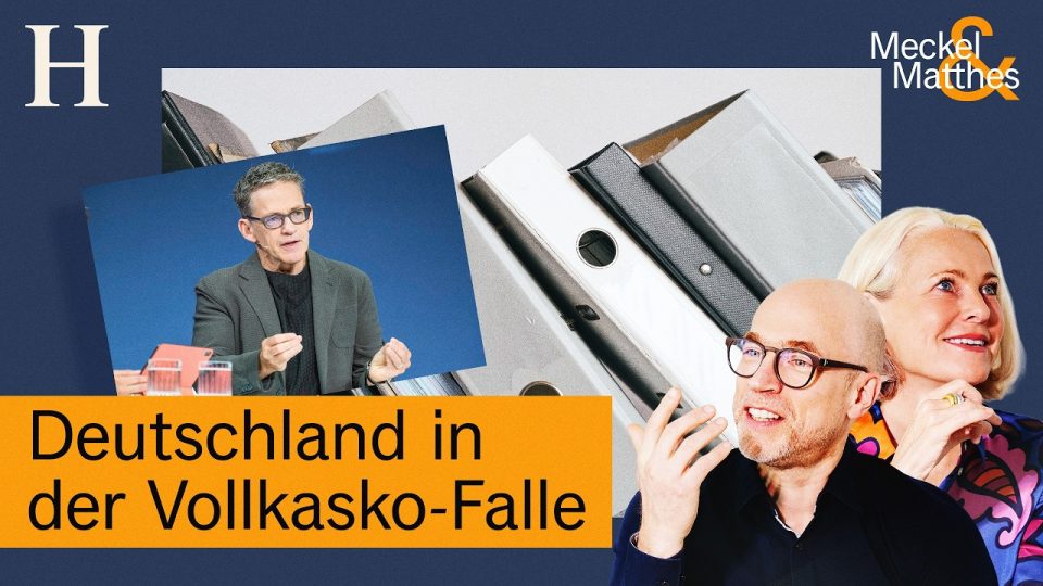 Bill Anderson, CEO von Bayer, spricht über Konzernbürokratie und Transformation der deutschen Wirtschaft auf einem Podium