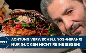 Wachsdöner Berlin – Täuschend echter Wachsdöner von Mustafas Gemüsekebab im Wachsfigurenkabinett Madame Tussauds Berlin