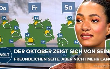 Kaltfront zieht über Deutschland – sonniger Herbsttag geht in Regen und Abkühlung über
