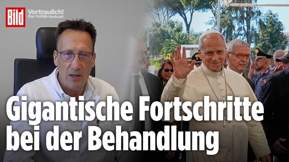 Lungenkrebs Papst – Medizinisches Modell eines Brustkorbs mit Lunge – Lungenkrebs beim Papst nach Operation erklärt