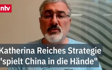 Grafik zur deutschen Abhängigkeit von China bei Solartechnik und Arzneimitteln – Abhängigkeit von China als strategisches Ri…