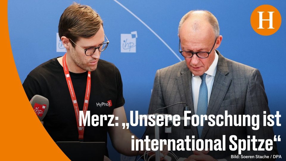 Bundeskanzler Friedrich Merz besichtigt Reinräume des IHP – Chip-Entwicklung im Fokus der deutschen Hightech-Agenda