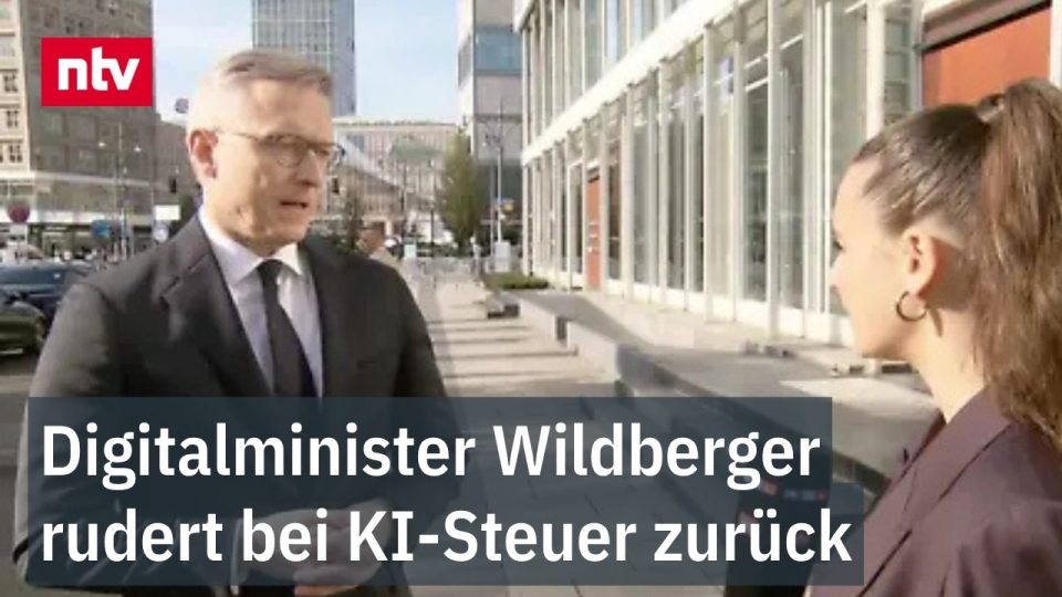 Digitalminister Wildberger spricht über KI-Steuer und wirtschaftliches Wachstum durch künstliche Intelligenz in Deutschland