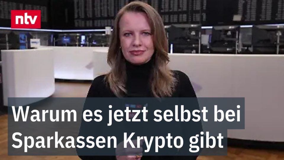 Kryptohandel Sparkasse – Sparkassen-Logo neben Bitcoin-Symbol – Kryptohandel bei der Sparkasse startet schrittweise ab Oktob…