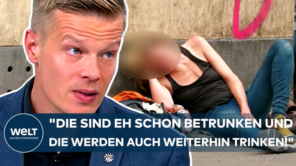 Belebter Bahnhof in Deutschland mit Sicherheitspersonal – Alkoholverbot Bahnhof tritt in Kraft