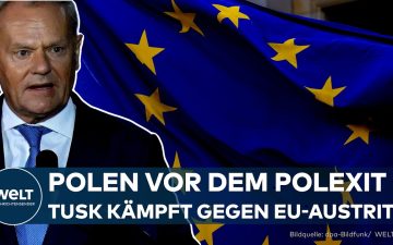 Donald Tusk und Jarosław Kaczyński im politischen Streit über einen möglichen Polexit und die Zukunft Polens in der EU