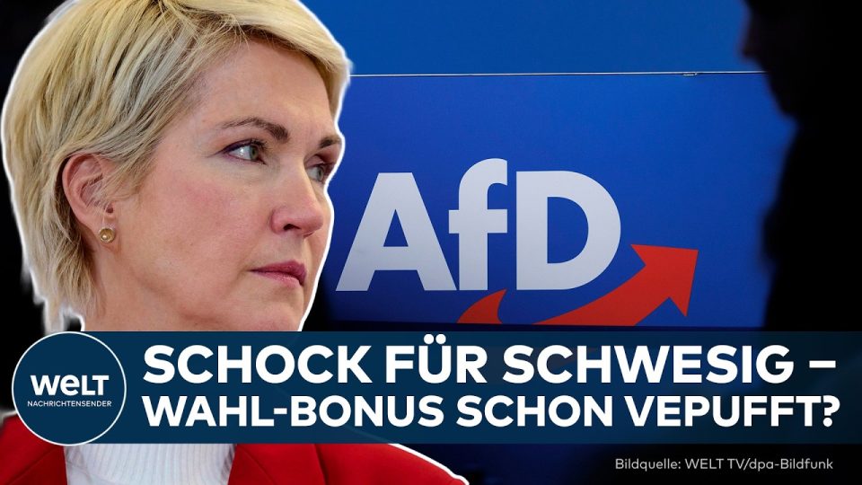AfD Mecklenburg-Vorpommern – AfD-Wahlplakat in Mecklenburg-Vorpommern, Umfragehoch der AfD bei 39 Prozent nach der Landtagsw…