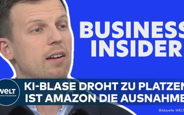 Amazon-Logo auf einem Rechenzentrum-Server – Amazon-Aktie im Fokus der KI-Infrastrukturinvestoren