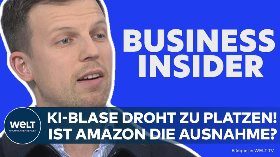 Amazon-Logo auf einem Rechenzentrum-Server – Amazon-Aktie im Fokus der KI-Infrastrukturinvestoren