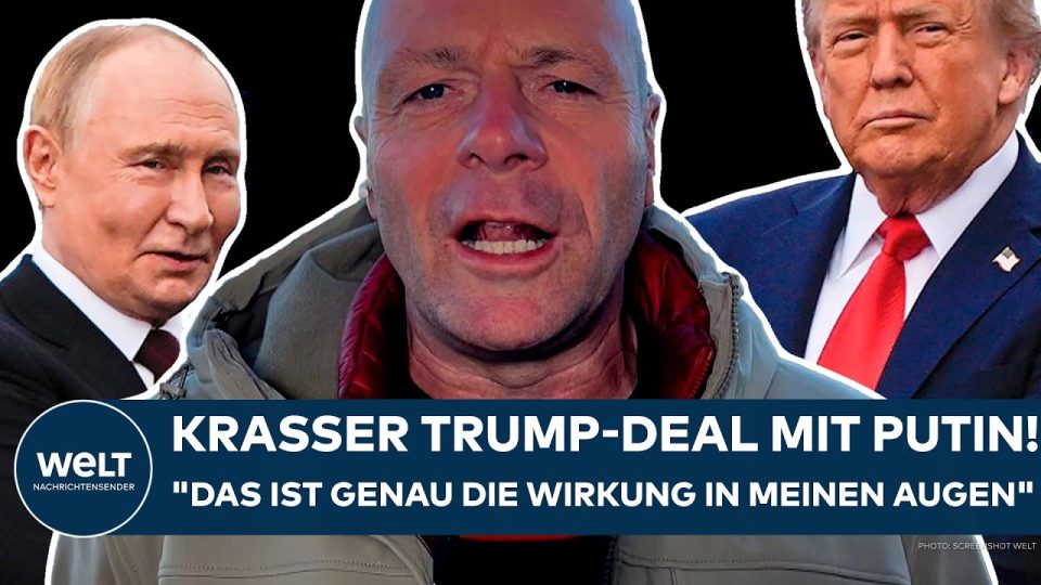 Donald Trump und Wladimir Putin beim Handschlag – Symbol für den umstrittenen Trump-Putin-Dieseldeal