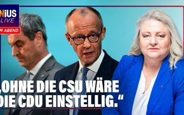 AfD Union Umfrage – Wahlplakate von AfD und CDU nebeneinander – Insa-Umfrage zeigt AfD Union Abstand von 12 Prozentpunkten