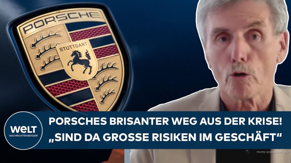 Porsche Sportwagen auf einer Rennstrecke – Porsche Strategie Neuausrichtung mit Fokus auf Luxusmodelle