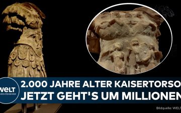 Antiker römischer Kaisertorso aus Marmor, Highlight der Sotheby's Auktion Magnum Opus in New York