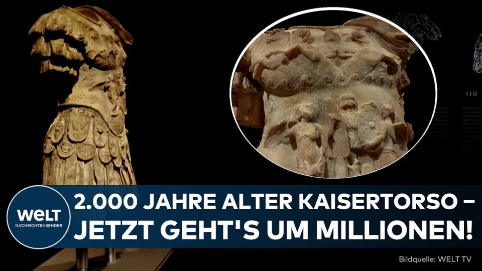 Antiker römischer Kaisertorso aus Marmor, Highlight der Sotheby's Auktion Magnum Opus in New York