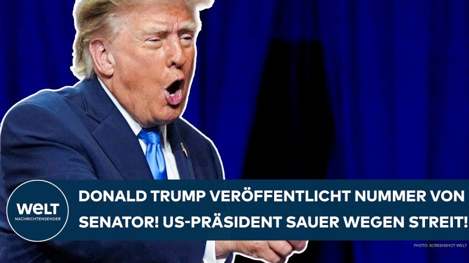 Zeitumstellung Trump – Donald Trump spricht über die Zeitumstellung und Sommerzeit bei einer öffentlichen Veranstaltung in d…
