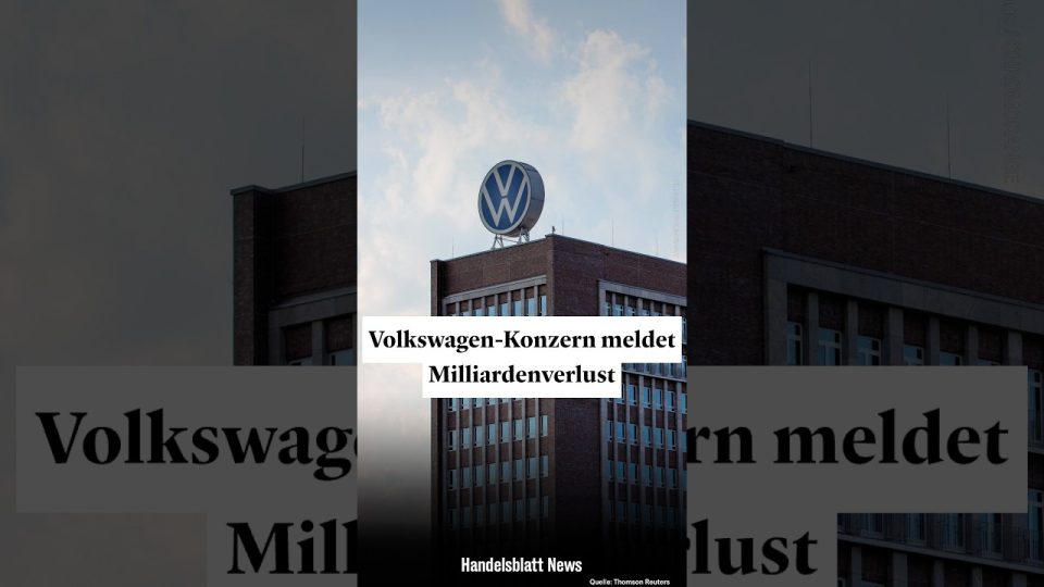 VW-Zentrale in Wolfsburg mit Volkswagen-Logo – Symbol für den Milliarden-VW Verlust im Sommerquartal 2026