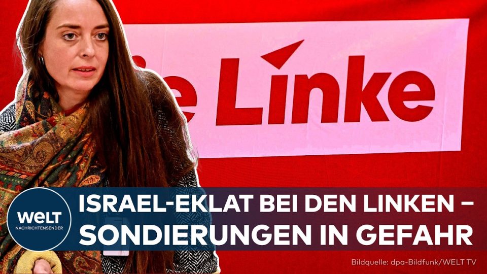 Vanessa Emde, Berliner Linken-Abgeordnete, im Fokus des Israel-Streits bei den Berliner Sondierungen