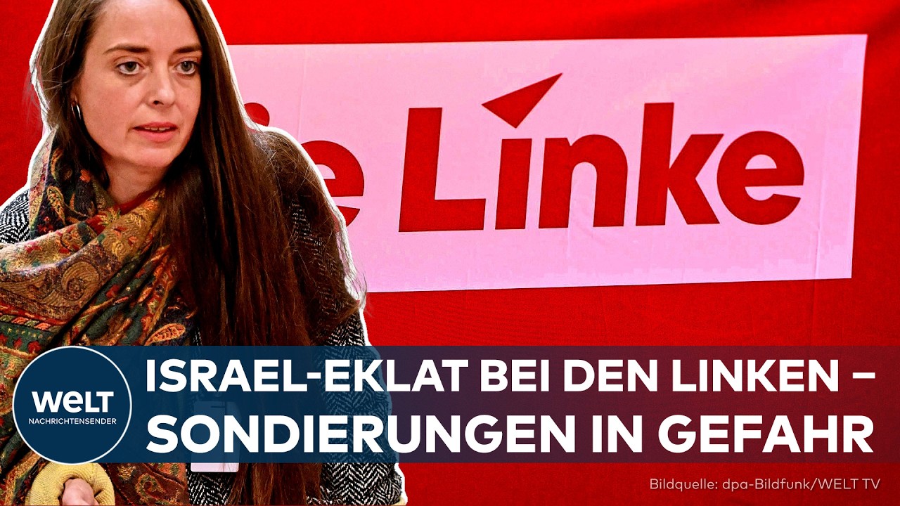 Vanessa Emde, Berliner Linken-Abgeordnete, im Fokus des Israel-Streits bei den Berliner Sondierungen