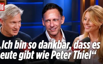 Peter Thiel bei der Verleihung des Axel-Springer-Preises 2026 in Berlin
