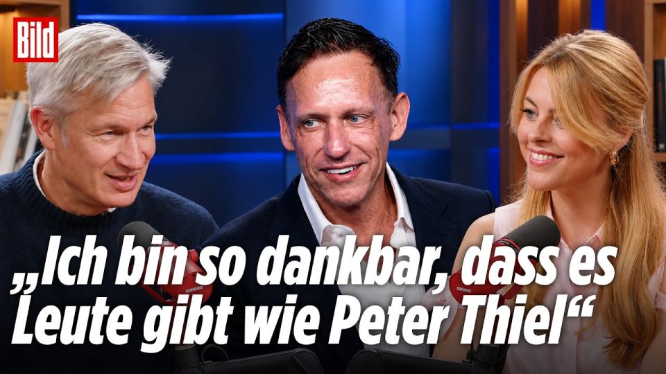 Peter Thiel bei der Verleihung des Axel-Springer-Preises 2026 in Berlin