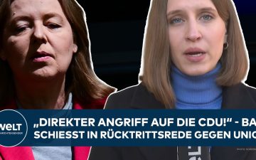 Bärbel Bas Rücktritt – Bärbel Bas beim Verlassen des Bundesarbeitsministeriums nach ihrem Rücktritt als SPD-Chefin und Minis…