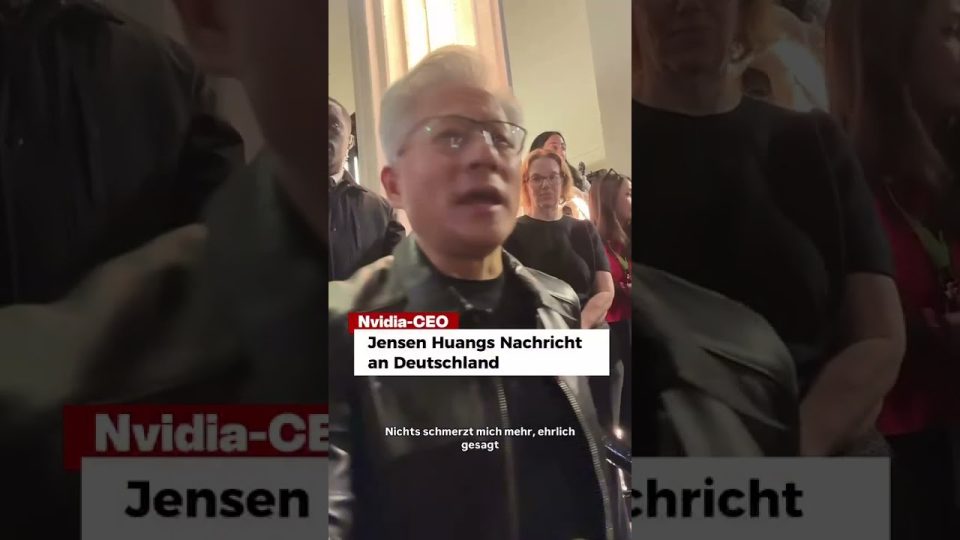 Jensen Huang Deutschland – Nvidia-CEO Jensen Huang spricht über Deutschlands technologischen Rückstand und KI-Potenzial