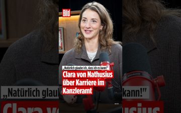 Clara von Nathusius spricht über ihre politische Zukunft und das Kanzleramt – Portrait der 30-jährigen Politikerin