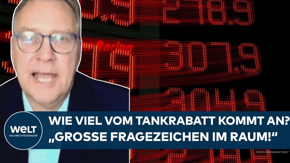 Tankrabatt strategische Ölreserven – Zapfsäule an einer Tankstelle – Tankrabatt durch Freigabe strategischer Ölreserven der …
