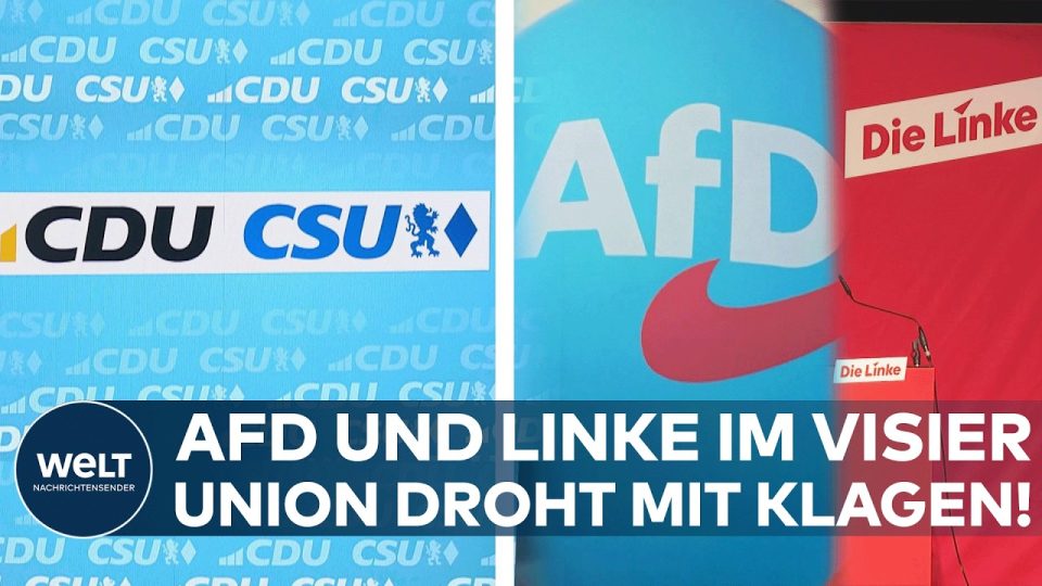 Verfassungsklage Union – CDU und CSU Politiker bei Pressekonferenz zur Verfassungsklage gegen Berlin und Sachsen-Anhalt