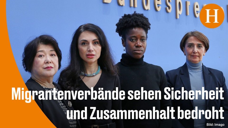 Schutzplan Migranten – Pressekonferenz migrantischer Dachverbände in Berlin zum Schutzplan für Migranten nach AfD-Wahlerfolg…