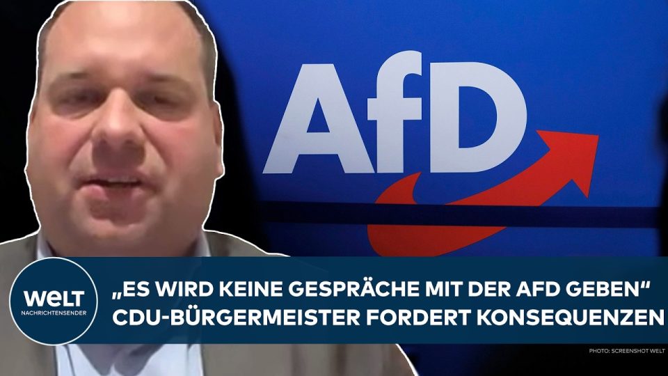 Brandmauer CDU AfD – CDU-Oberbürgermeister Dennis Rebein aus Hagen spricht über die Brandmauer zur AfD und den Umgang im Sta…