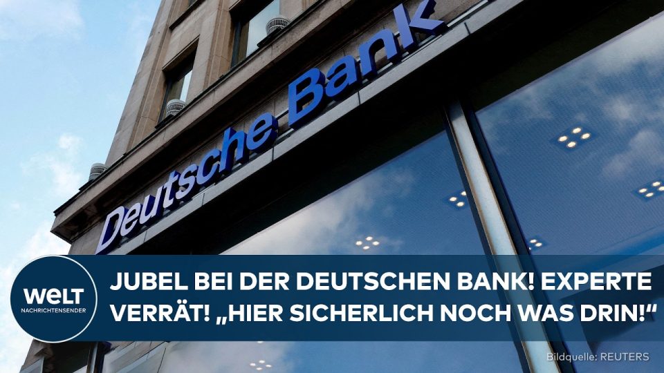Deutsche Bank Gewinn – Deutsche Bank Zentrale in Frankfurt – Quartalsergebnis mit 1,9 Milliarden Euro Gewinn übertrifft Erwa…
