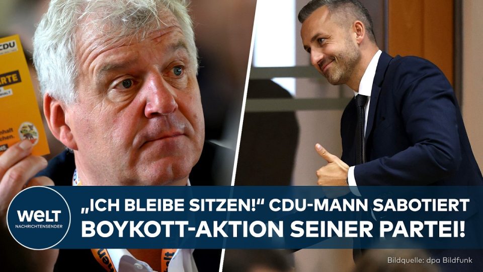CDU Sachsen-Anhalt Boykott – Guido Heuer, ehemaliger CDU-Fraktionschef in Sachsen-Anhalt, bricht mit dem CDU-Boykott zur Min…