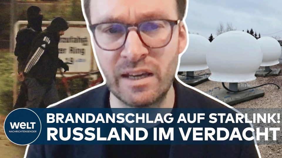 Polnische Sicherheitskräfte sichern den Bereich einer beschädigten Starlink-Station – Symbol für hybride Kriegsführung Polen