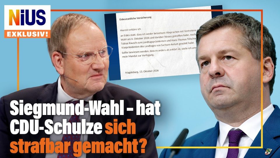 CDU-Fraktionschef Sven Schulze im Landtag Sachsen-Anhalt – Streit um eidesstattliche Versicherung