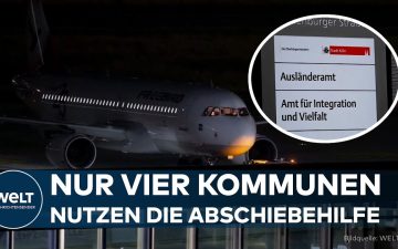 Symbolbild Abschiebung NRW – Behördengebäude mit deutschem Wappen, Ausländerbehörde Coesfeld