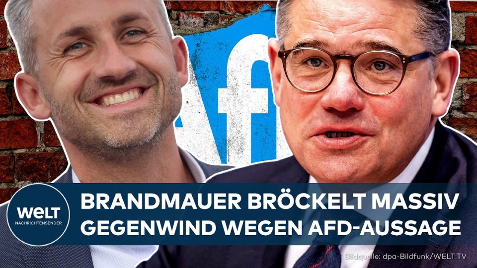 Brandmauer AfD – Hessens Ministerpräsident Boris Rhein spricht über die Brandmauer zur AfD und Ausschussvorsitze im Bundestag